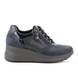 IMAC Trainers - Navy Patent Suede - 7930/5811009 RONDA  WEDGE